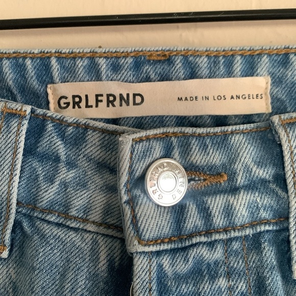 GRLFRND Karolina High Rise Straight Crop in Phoenix Size 26 - Picture 6 of 9